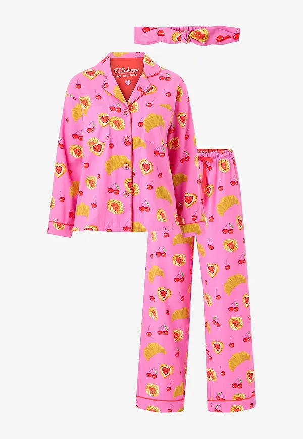 P.J. Salvage - Pyjamasset l/s pyjama - Flannels - Rosa