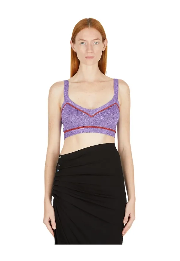 Paco Rabanne Tops Lila, Dam