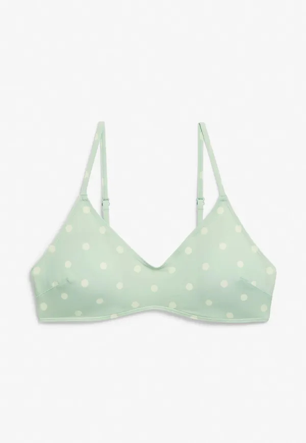 Padded bikini top - Green