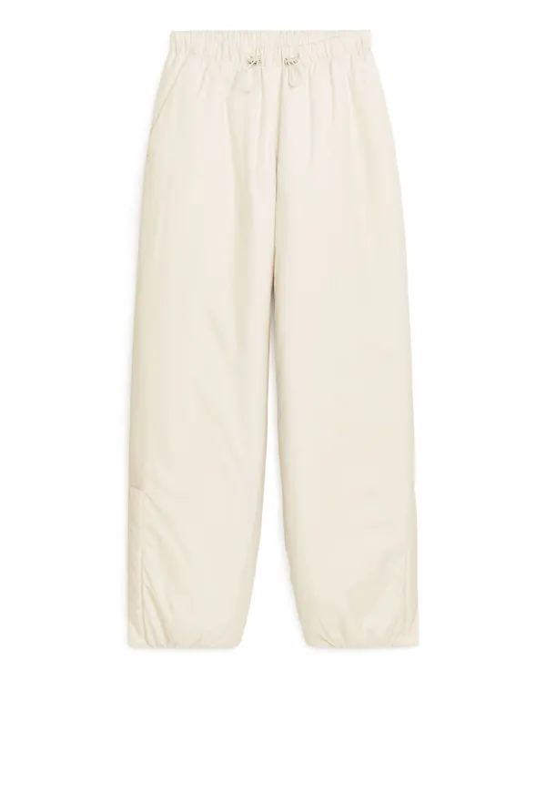 Padded Outdoor Trousers - Beige
