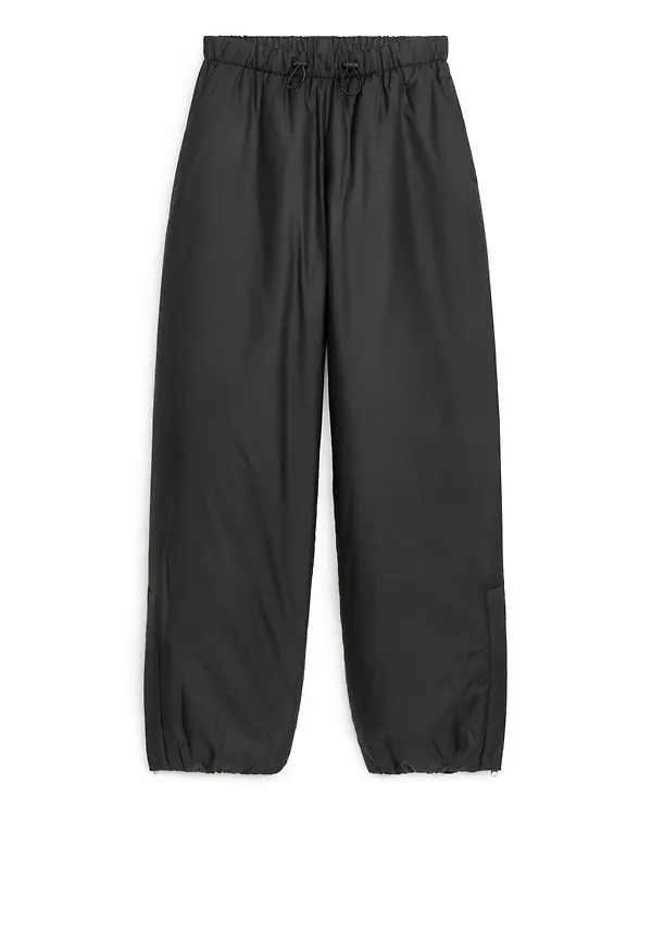 Padded Outdoor Trousers - Black