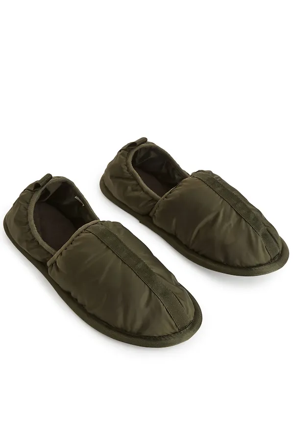Padded Slippers - Green