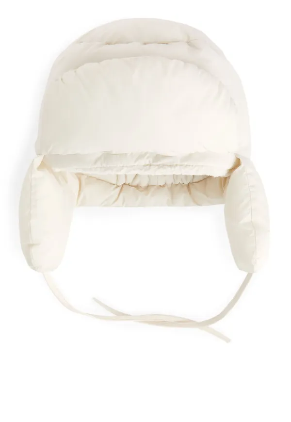 Padded Trapper Hat - Beige