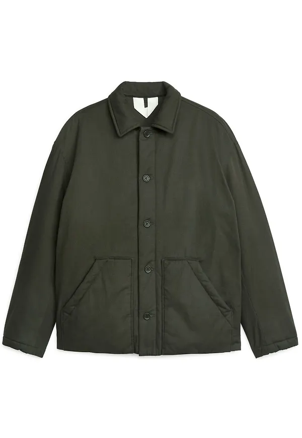 Padded Utility Jacket - Green