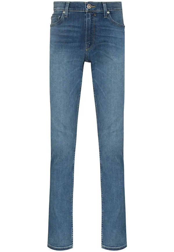PAIGE Lennox slim fit-jeans - Blå