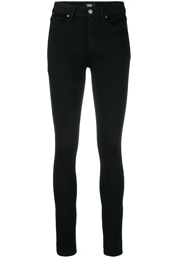 PAIGE slim fit-jeans med stretch - Svart