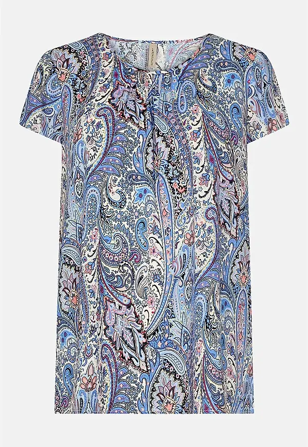 Paisleymönstrad blus Kie