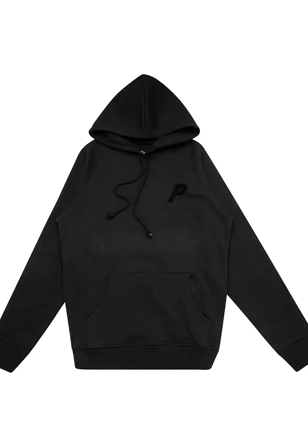 Palace Flocka hoodie - Svart