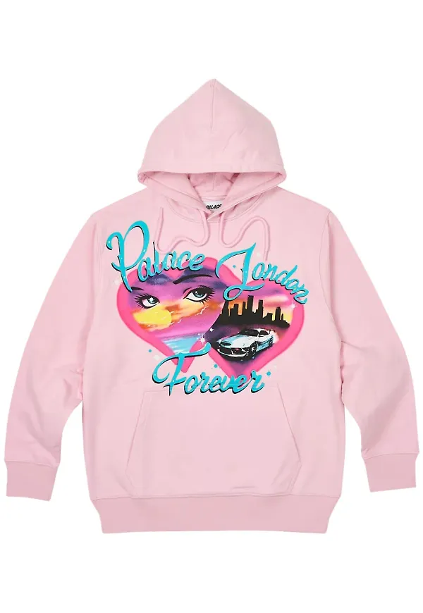 Palace Forever hoodie - Rosa
