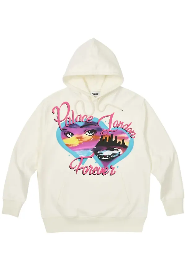 Palace Forever hoodie - Vit