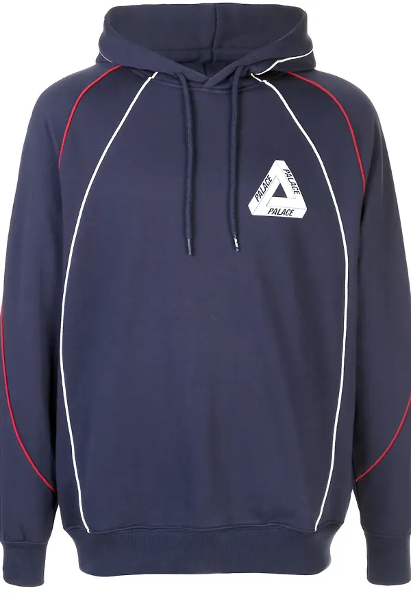 Palace huvtröja med logotyp - Blå