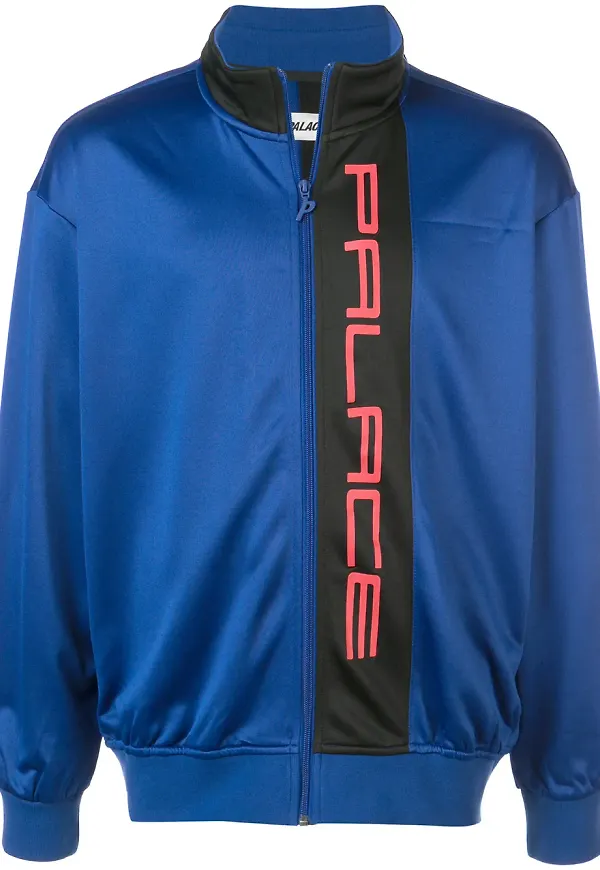 Palace jacka med logotyppanel - Blå