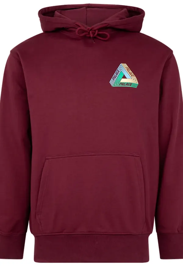 Palace Tri-Dart hoodie - Röd