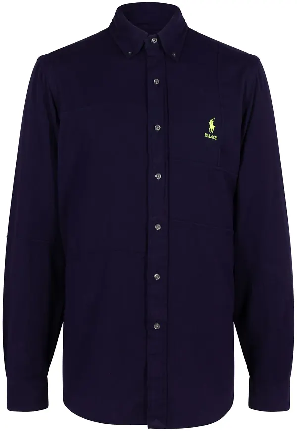 Palace x Ralph Lauren B.D. Pieced flanellskjorta - Lila