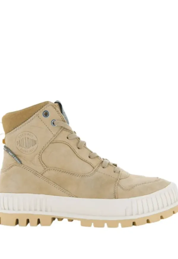 Palladium Snörstövlar Beige, Dam