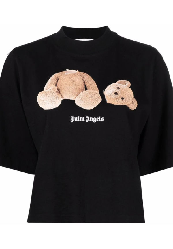 Palm Angels - T-shirts - Svart - Dam - Storlek: M