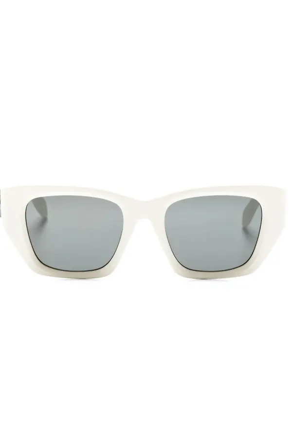 Palm Angels Eyewear Murray fyrkantiga solglasögon - Vit