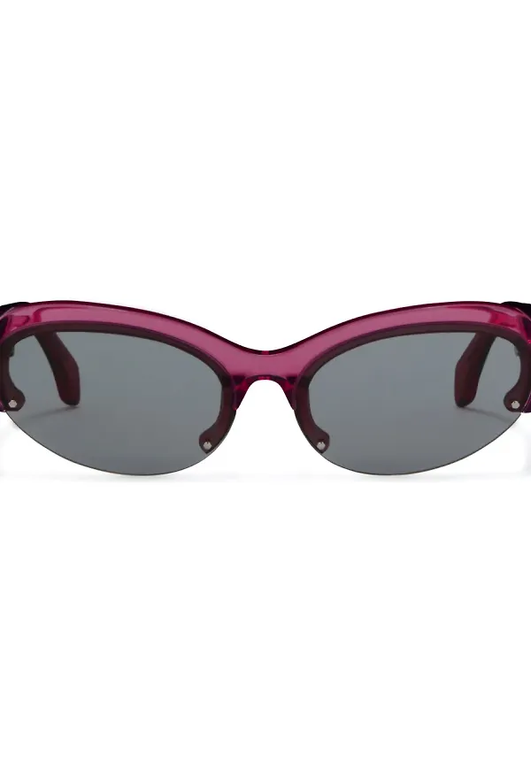 Palm Angels Eyewear ovala solglasögon - Rosa