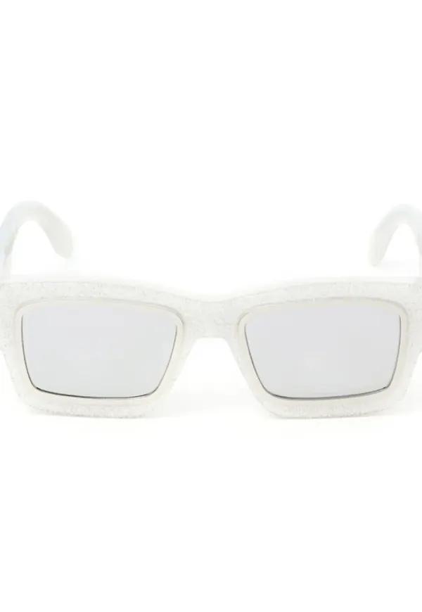 Palm Angels Eyewear Raymond fyrkantiga solglasögon - Vit