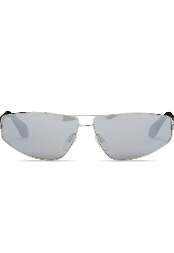Palm Angels Eyewear rektangulära solglasögon - Silverfärgad