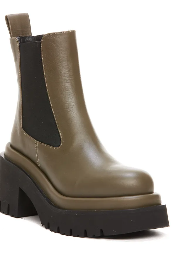 Paloma Barceló Boots Grön, Dam