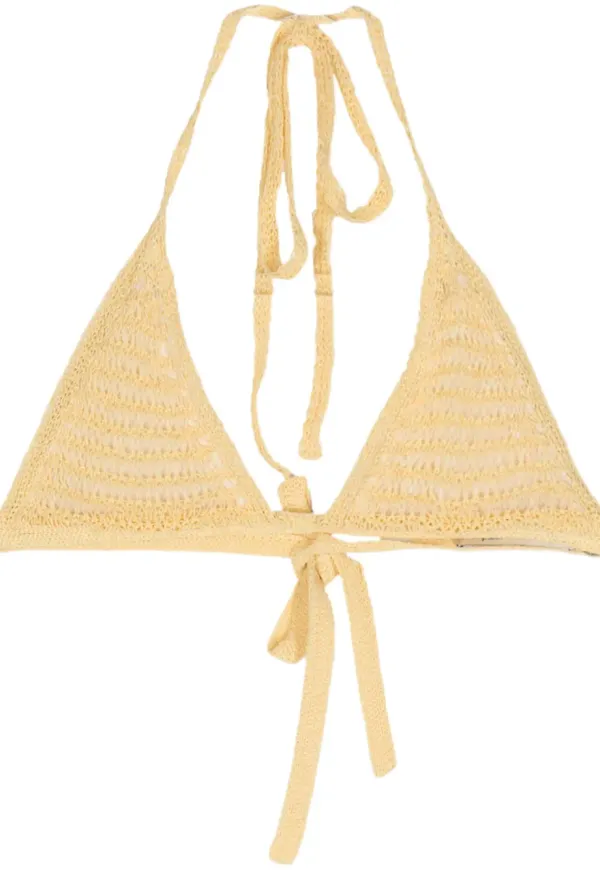 Paloma Wool Lora glesstickad topp - Gul