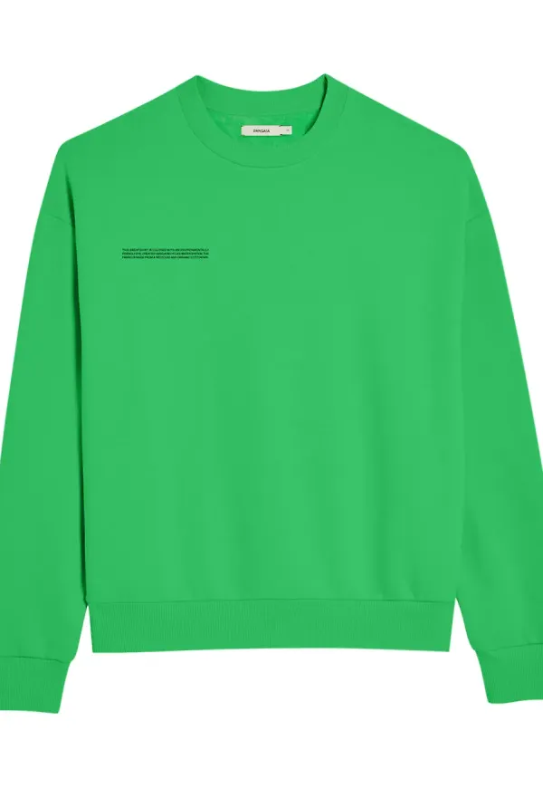 Pangaia mellanviktig sweatshirt - Grön
