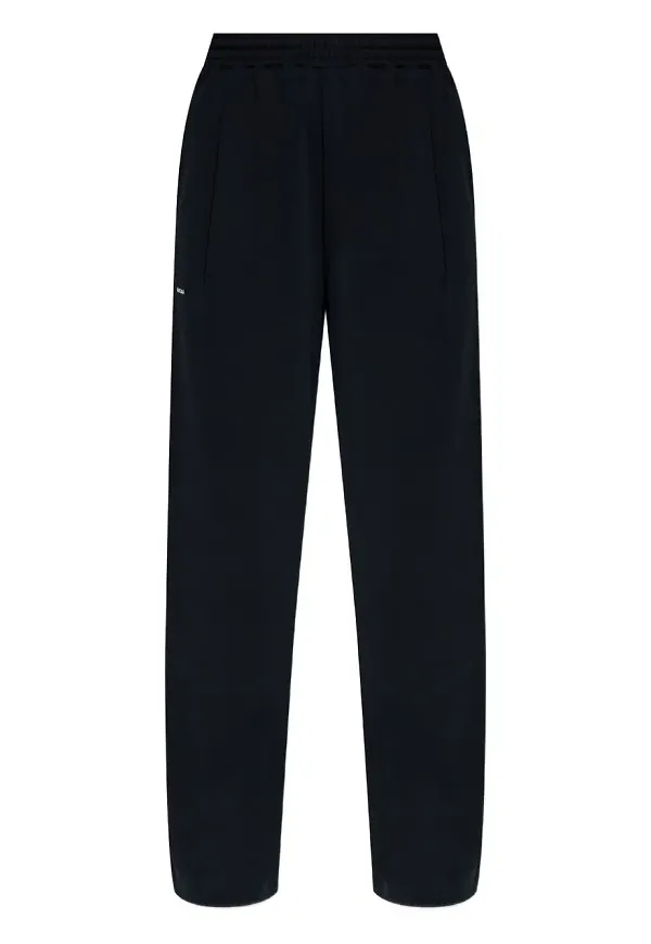 Pangaia trackpants med elastisk midja - Svart