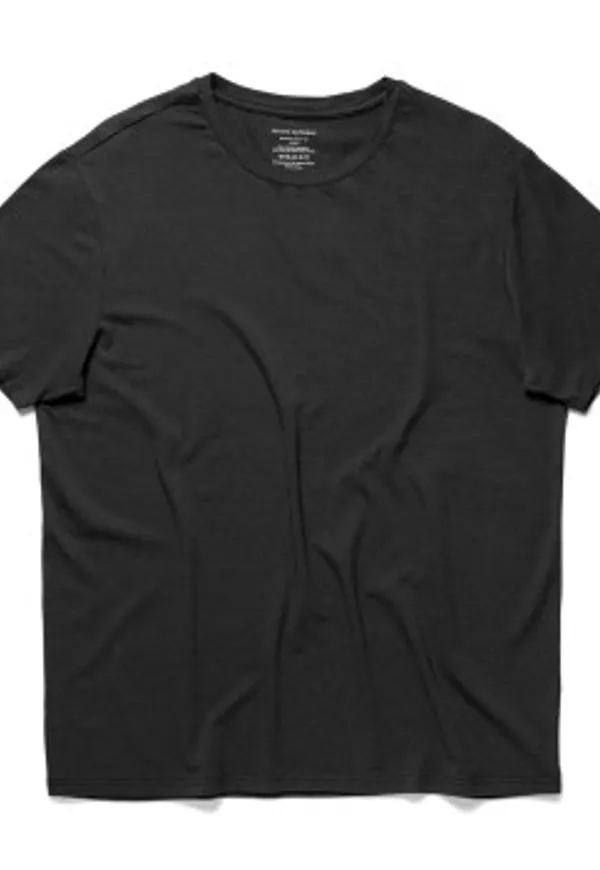 Panos Emporio Base Bamboo Tee Svart XX-Large Herr