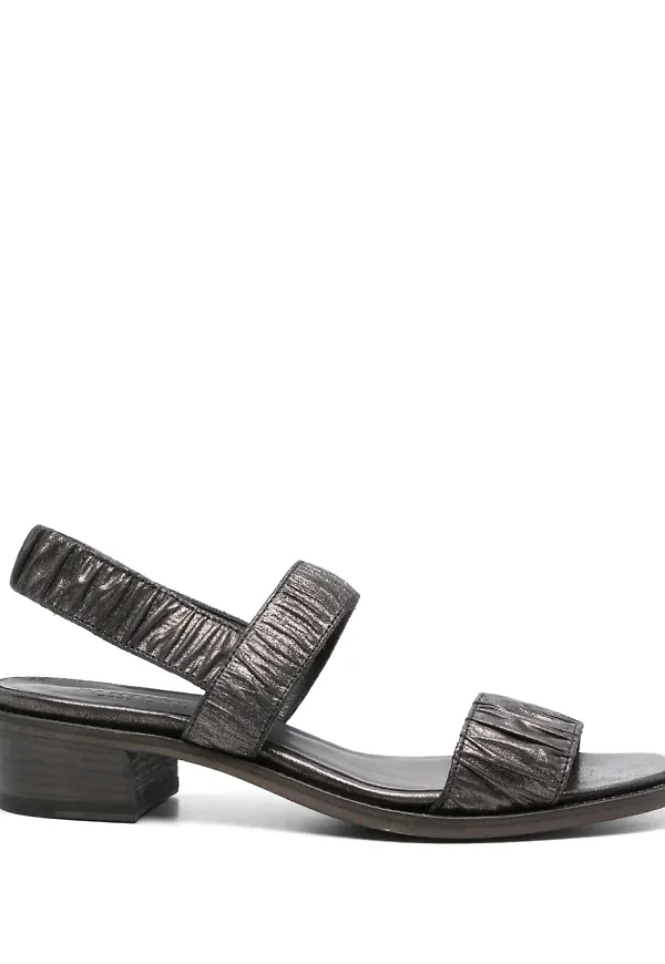 Pantanetti sandaler i metallic - Grå