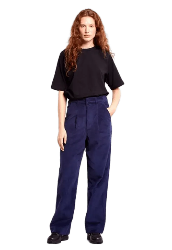 Pants Uddevalla Corduroy Navy
