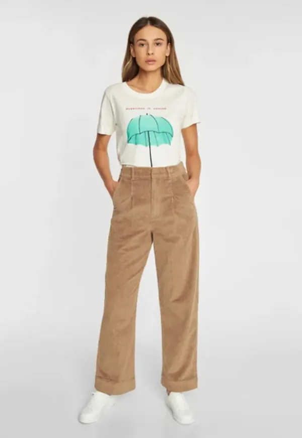 Pants Uddevalla Corduroy Tiger Brown