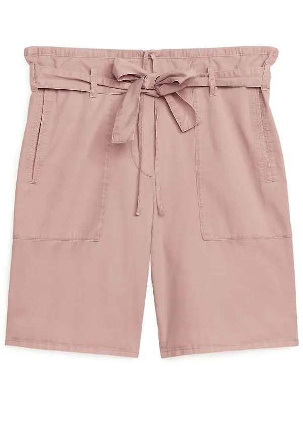 Paper Bag Shorts - Orange