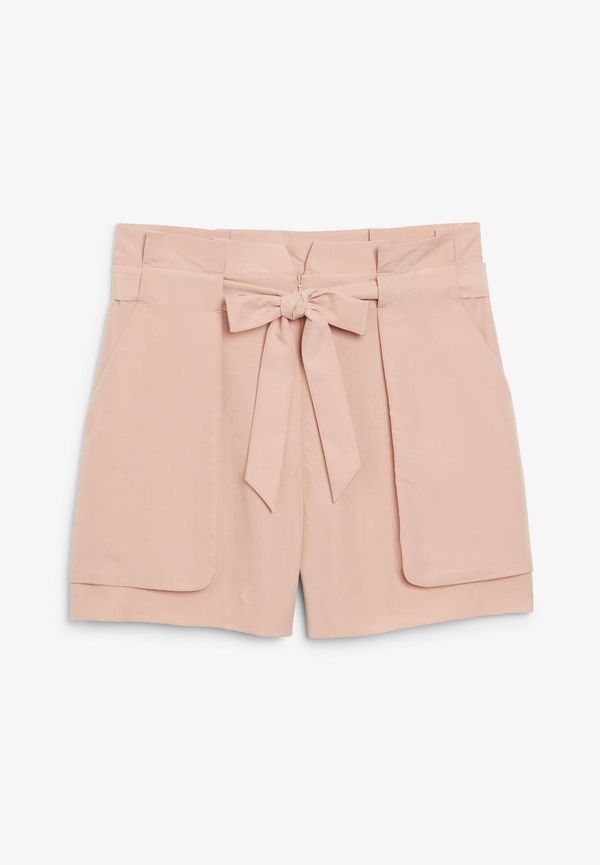 Paperbag shorts - Orange
