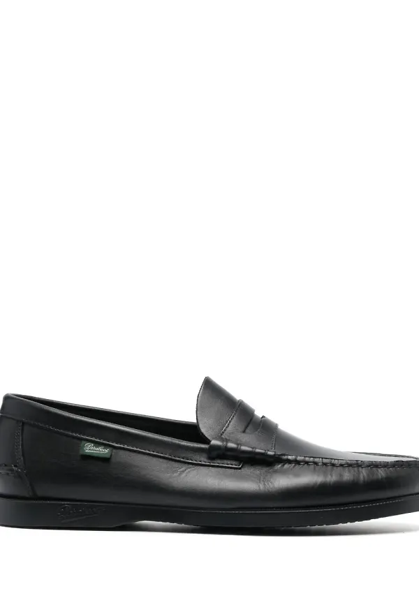 Paraboot läderloafers - Svart