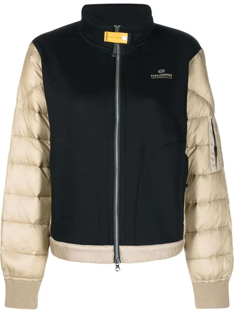 Parajumpers dunjacka med trattformad krage - Svart