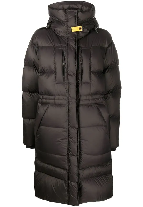 Parajumpers Eira puffkappa med fjäderdun - Svart
