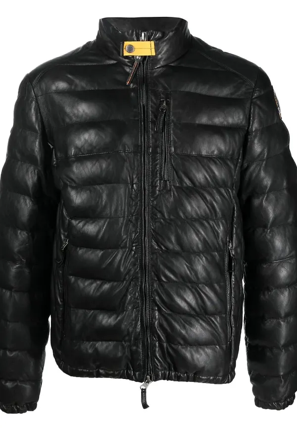 Parajumpers Ernie vadderad skinnjacka - Svart