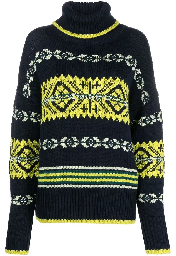 Parajumpers Fairisle stickad tröja - Blå