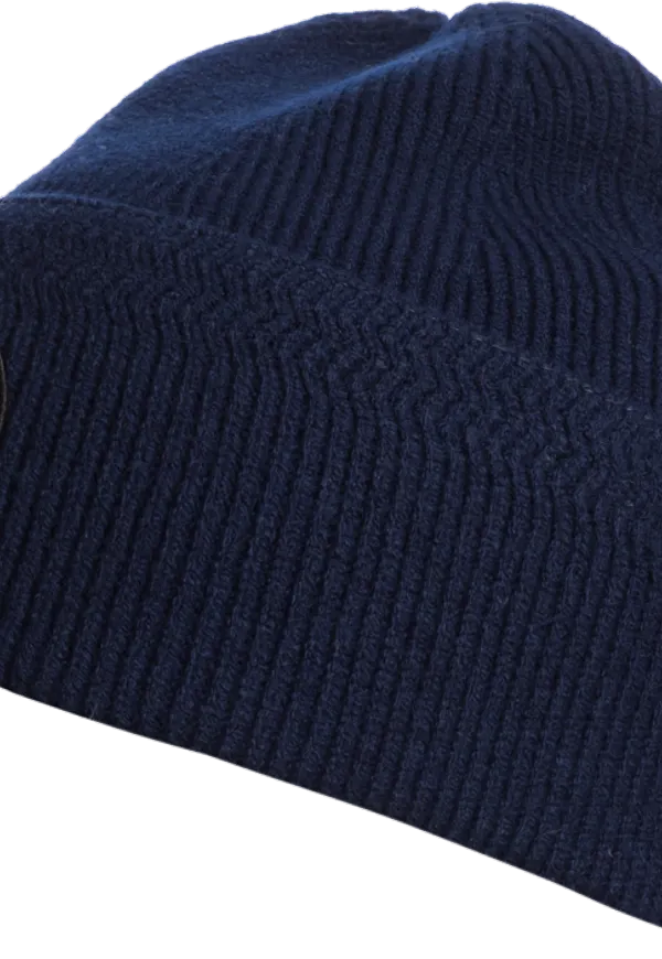Parajumpers Garmo Knitted Beanie Blue Navy