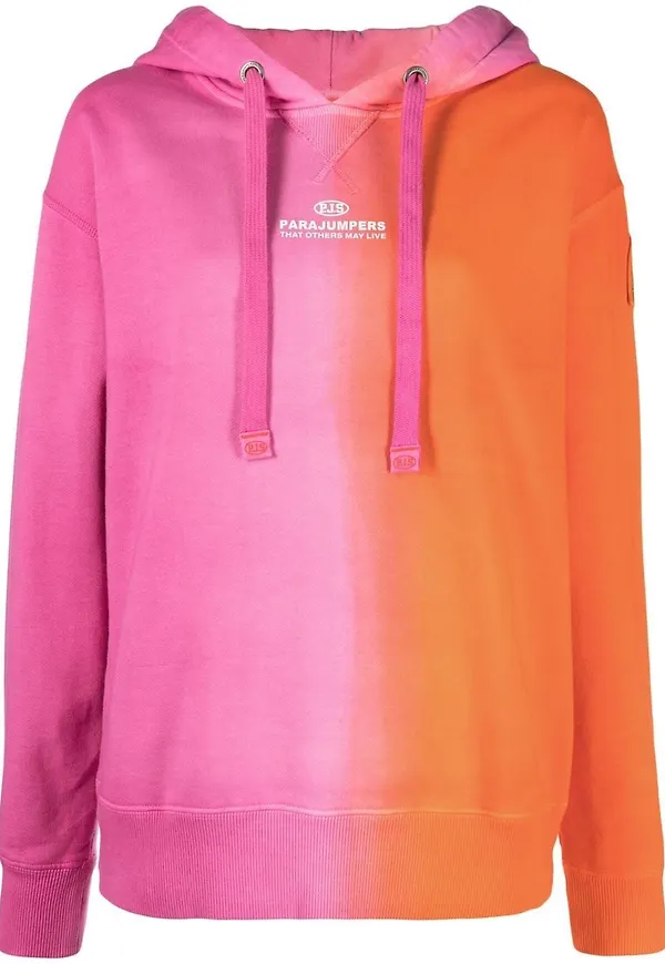 Parajumpers hoodie med dragsko - Rosa