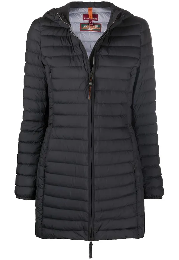 Parajumpers Irene puffjacka med huva - Svart