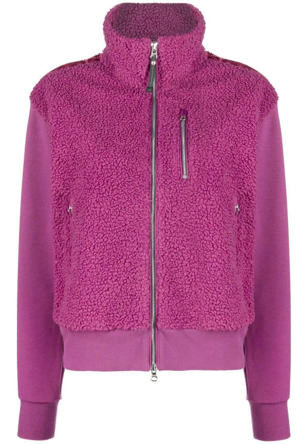 Parajumpers jacka med fleecetextur - Lila