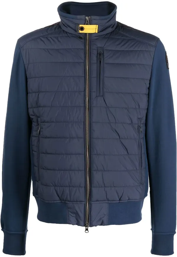 Parajumpers jacka med quiltad panel - Blå