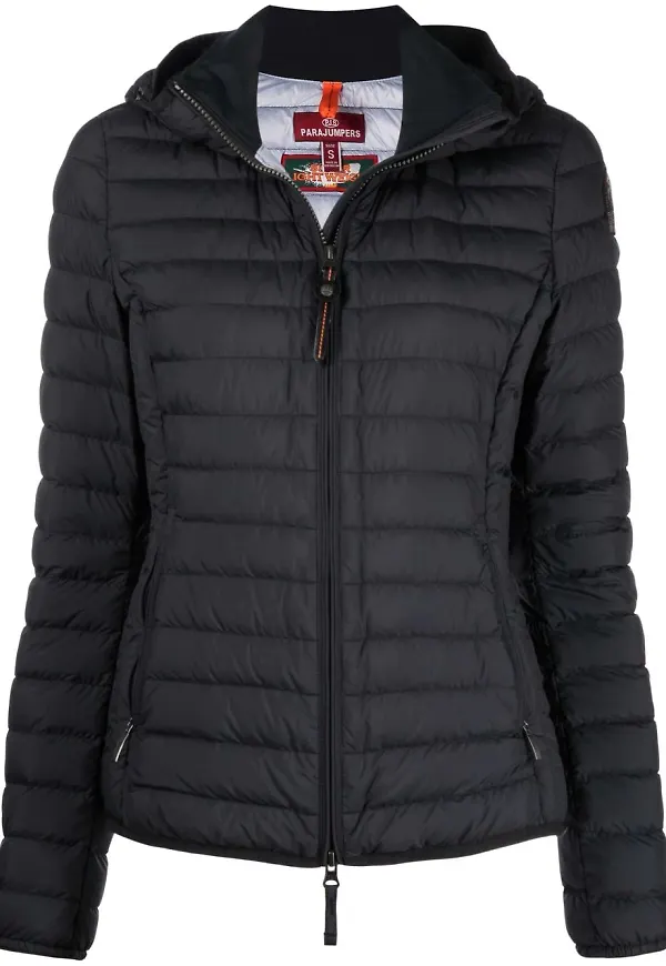 Parajumpers Juliet puffjacka med huva - Svart