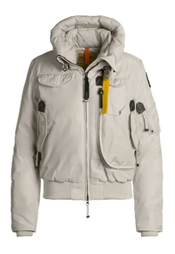 Parajumpers Logo-Patch Down Jacket Grå, Dam