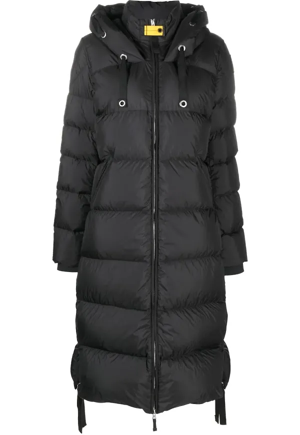 Parajumpers lång vadderad rock - Svart
