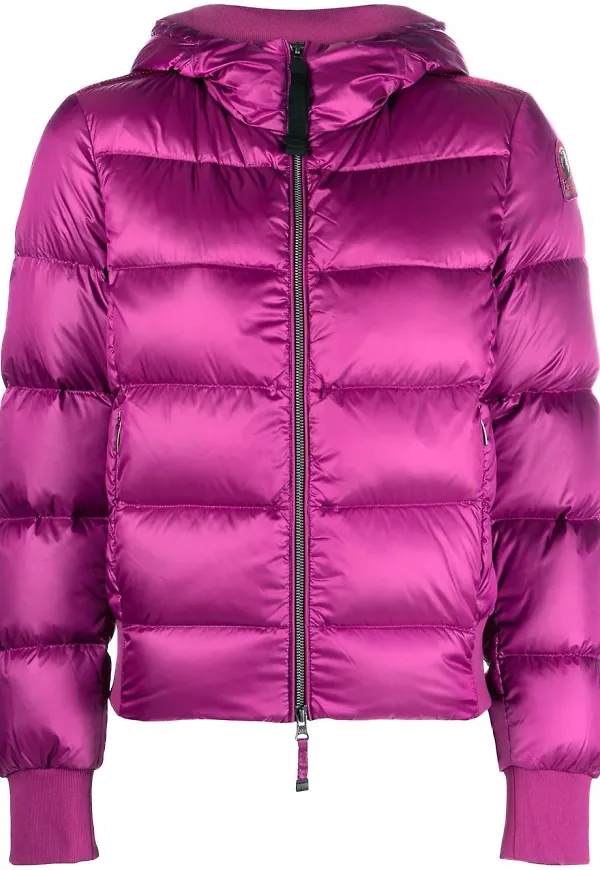 Parajumpers Mariah puffjacka med huva - Rosa