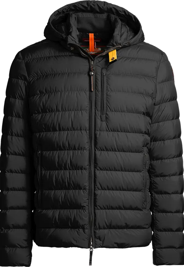 Parajumpers Men's Last Minute Hooded Down Jacket Black