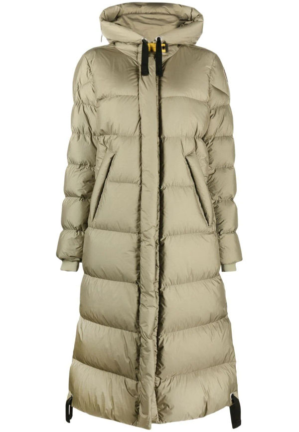 Parajumpers Mummy vadderad kappa med huva - Grön